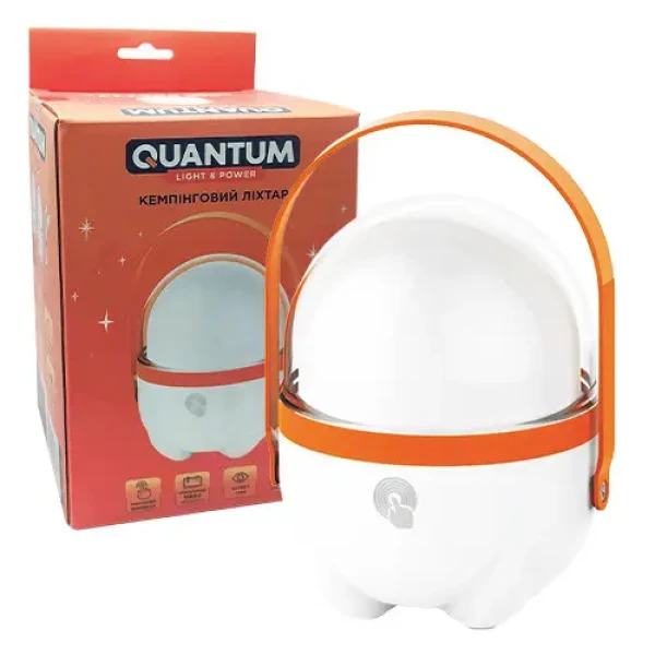 Ліхтар акумуляторний Quantum  QM-FL3011 Big Pretty LED + Мicro USB кабель в комплекті