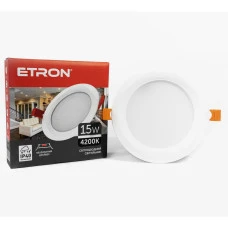 Светодиодный светильник ETRON Decor 1-EDP-628 15W 4200K IP40 круг