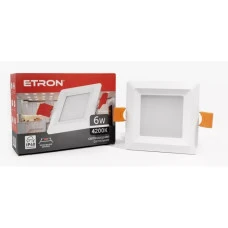 Светодиодный светильник ETRON Decor 1-EDP-672 6W 4200K IP40 квадрат