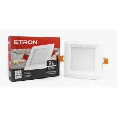 Светодиодный светильник ETRON Decor 1-EDP-675 9W 4200K IP40 квадрат