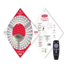 Світильник світлодіодний 1-MLM-80-CR MAXUS Led Module 80W 3CCT Circle Remote