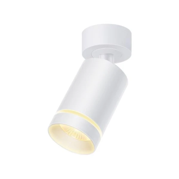 Світильник точковий накладний поворотний без лампи MAX-SD-GU10-WH MAXUS Surface Downlight Base MR16 GU10 White