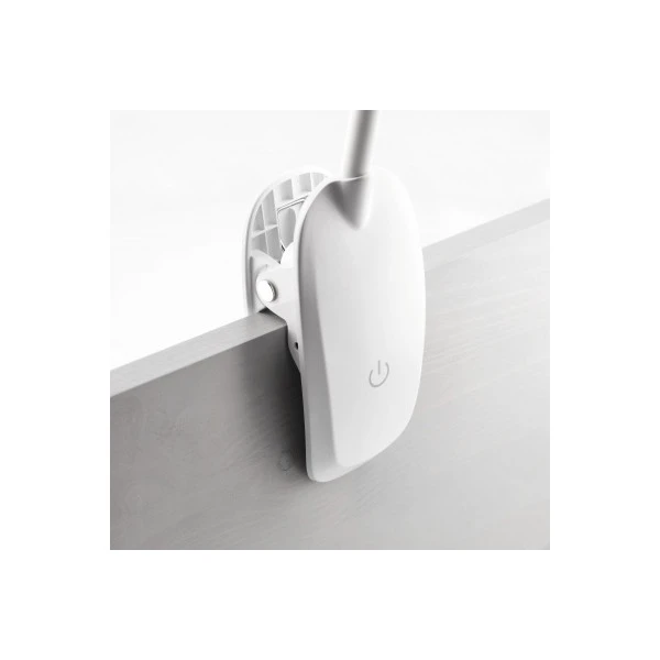 Настільна лампа GTV FROGY, 5W, 4000K, акумулятор 1200MAh, Білий (LB-FRO5W-00-DEC)