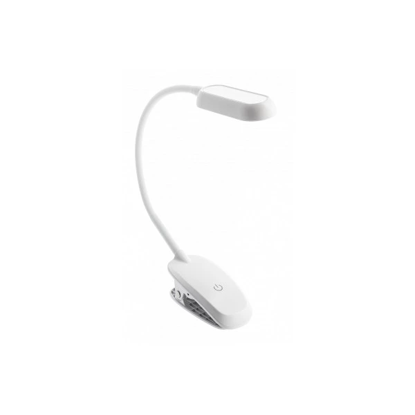 Настільна лампа GTV FROGY, 5W, 4000K, акумулятор 1200MAh, Білий (LB-FRO5W-00-DEC)