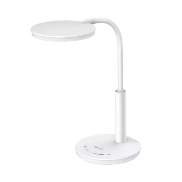 Лампа настільна MAXUS DL 10W 4100К Rainbow LED indicator WH