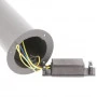 Стовпчик садовий GTV CORTA-P 36, IP54, 4*розетки Schucko, max.3500W, графіт (OS-CORP36G-30)