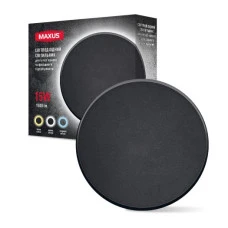 Світильник світлодіодний MAXUS MWL 15W 3CCT IP65 BL Circle (1-MWL-15W-BLC)