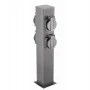 Стовпчик садовий GTV LARGO-P 36, IP54, AC220-240V, 4*розетки Schucko, max.3500W, графіт (OS-LARGP36G-30)