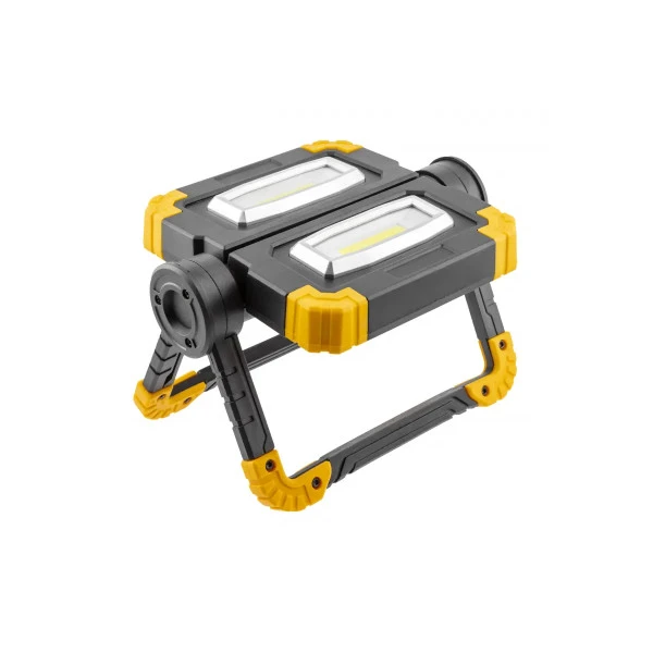 Прожектор акумуляторний GTV WORKY, 2x10W, 6400K, Powerbank 5000mAh, 5V, 1A, USB-C, IP44 (LD-WORKY-2X10W-64)