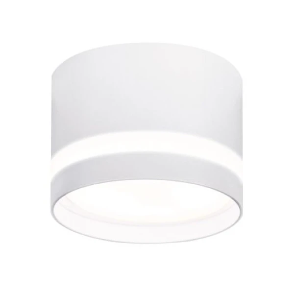 Світильник точковий накладний-врізний без лампи MAXUS Downlight Base GX53 White 2in1