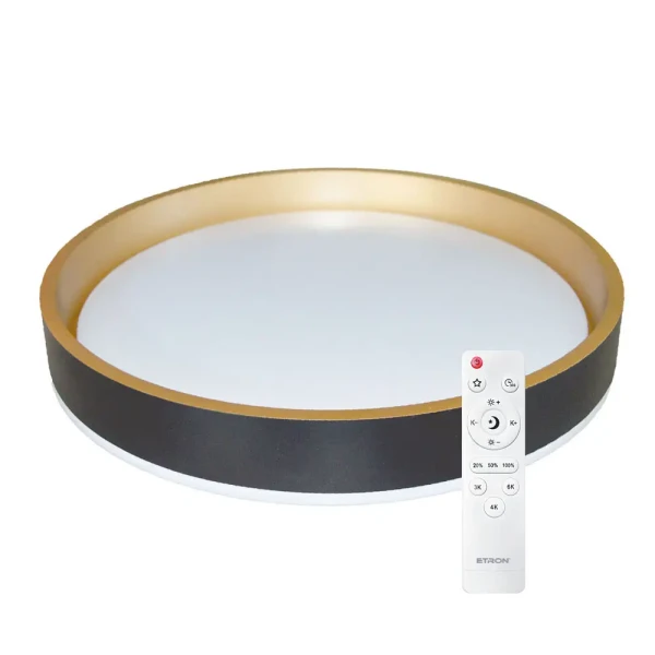 Світлодіодний світильник Smart MODERN 1-ESP-2054 72W Gold&Black IP20 ETRON