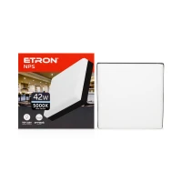Світлодіодний світильник ETRON 1-EMP-786 NPS 42W 5000К ІР20 Квадрат Чорний