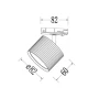 Світильник трековий поворотний без лампи MAXUS Track Wave Base GX53 White