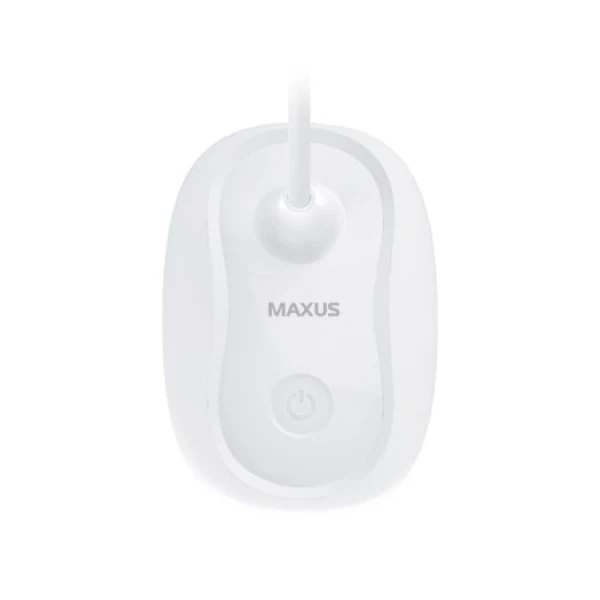 Настільна світлодіодна лампа з вбудованим акумулятором MAXUS Desk Lamp 5W 3CCT WH Battery