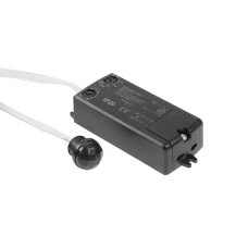 Датчик руху GTV CR-18, максимум.500W, AC220-240V, кут 360°, дальність 8м, IP20, чорний