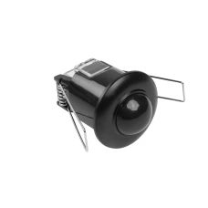 Датчик руху GTV CR-5 MINI, максимум 800 Вт, AC220-240V, кут 360°, дальність 6 м, IP20, чорний