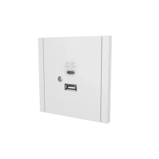 Розетка L-TEC USB+ type-C біла (LT-F-79-W)