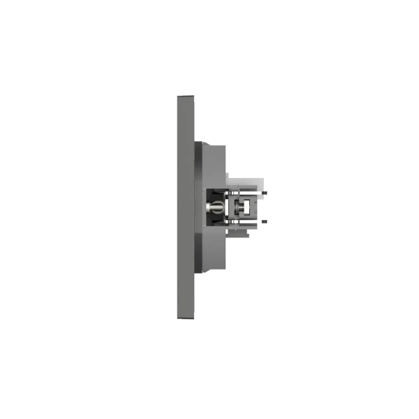 Розетка L-TEC сетевая 1*RJ45 (САТ.6) серая (LT-F-61САТ6-G)