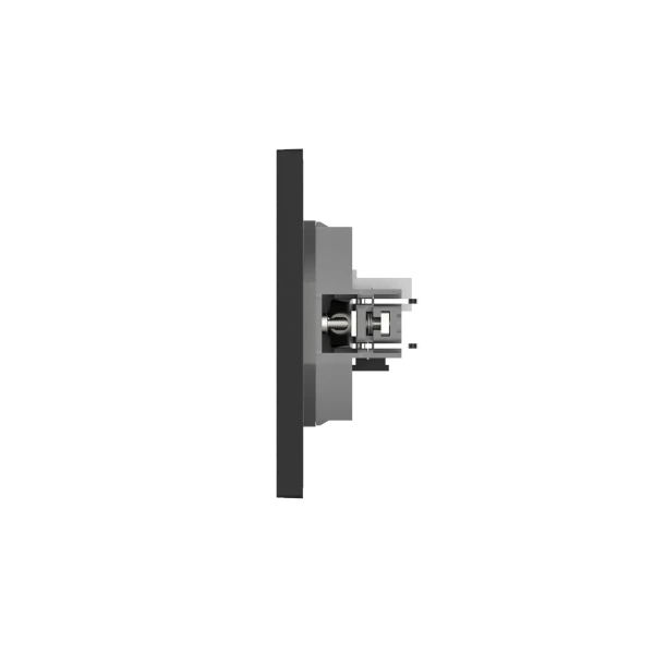 Розетка L-TEC сетевая 1*RJ45 (САТ.6) черная (LT-F-61САТ6-B)