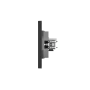 Розетка L-TEC сетевая 1*RJ45 (САТ.6) черная (LT-F-61САТ6-B)