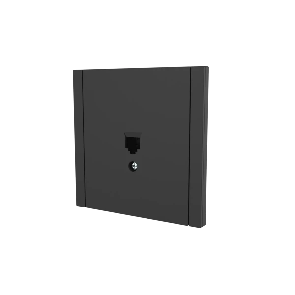 Розетка L-TEC сетевая 1*RJ45 (САТ.6) черная (LT-F-61САТ6-B)