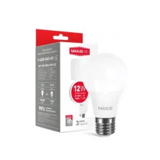 Лампа світлодіодна Maxus A60 12W 4000K 200V E27 AP