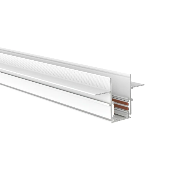 Магнитный трековый шинопровод OLEDIM OL01 48V встраиваемый белый 1м