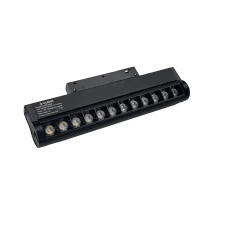 Магнітний трековий світильник поворотний чорний OLEDIM OL225 12W 4000k