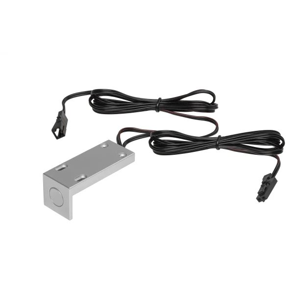Вимикач кутовий, димований GTV BORD DC12-24В, макс. 36-72 Вт, кабель 2хmini AMP 2 м, сірий