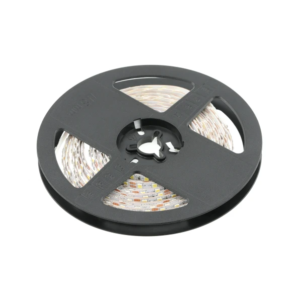 Светодиодная лента 2835, DC12В, 600LED/5м, 10 Вт/м, 750 лм/м, 6400К, IP20, 5 мм, рулон 5 м