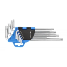 Набір ключів TORX CrV, 9 шт. довгих