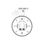 Датчик руху та присутності (врізний) GTV CR-19, max.1000W, 360°, max.20м, IP44 (CR-CR19000-00 )