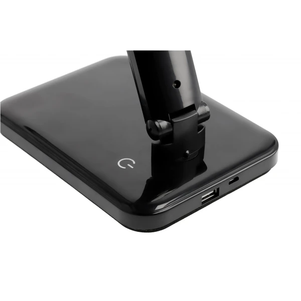 Настільна лампа GTV HIKARI LED, 6W, CCT, чорна, працює від power bank (LB-HIK6WCCT-10)