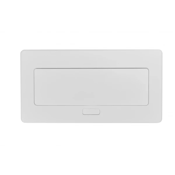Меблева розетка GTV MULTISOFT, 2хSHUKO, USB A+C, RJ45, HDMI, кабель 1.5 м, білий