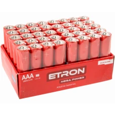 Батарейки комплект ETRON Mega Power AAA (LR03) 40шт.
