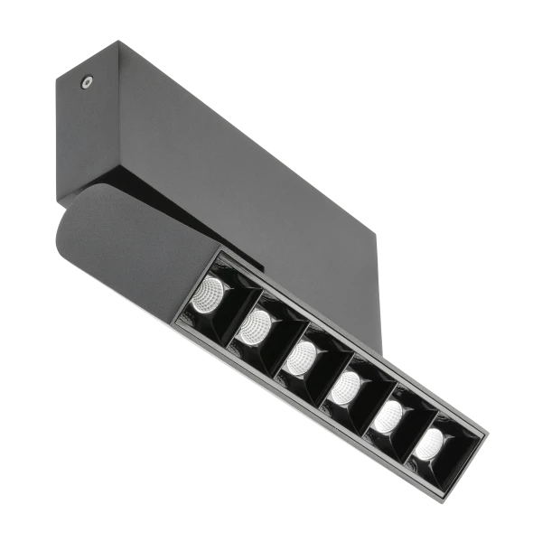 Світильник 18W LED GTV SIERRA 3 роки гарантії, IP20, 4000K, 48°, чорний (LD-SRA18WC-NB)