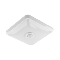Світильник GTV LED ITALIA квадратний з датчиком руху, 12W, IP20, 360°, 4000K 