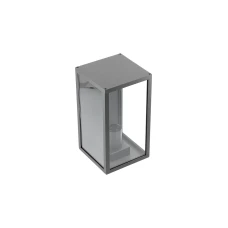 Світильник садовий GTV VENTANA, E27, max.20W, IP54, бра пряме верхнє, чорне