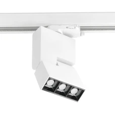 Світильник трековий LED GTV SIERRA, 8W, IP20, 4000K, 48°, білий (XLD-SRA08WB-NB)