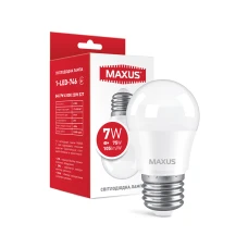 Лампа світлодіодна MAXUS 1-LED-746 G45 7W 4100K 220V E27