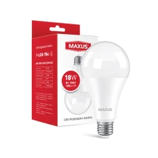 LED лампа MAXUS A80 18W 4100K 220V E27 (1-LED-784) LED лампа MAXUS A80 18W 4100K 220V E27 (1-LED-784)
