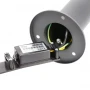 Світильник садовий GTV KERTA-P 80, E27, max.12W, IP44, стовпчик, графіт (OS-KERTP80-30)