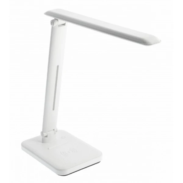 Настільна лампа з індукційною зарядкою GTV IZUKA LED, 6W, CCT, біла, працює від power bank (LB-IZK6WCCT-00)