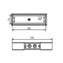 Подовжувач вбудований GTV PRESTINO, 2x роз. schuko, USB A+C, RJ45, HDMI, 1,5 м, чорний