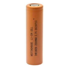 Акумулятор високотоковий літій-іонний Westinghouse Li-ion INR18650, 2500mAh, 10С, 1шт. (INR18650P-2500 (10C))