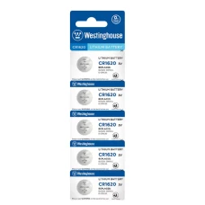 Батарейки комплект Westinghouse Lithium CR1620 5 шт. (CR1620-BP5)