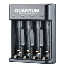 Зарядний пристрій Quantum QM-BC3040 для Lithium 1.5V акум. AA/AAA 4-slot (USB)