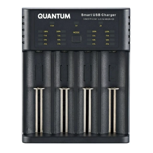 Зарядное устройство Quantum QM-BC4040 универсальное 4-slot (USB)