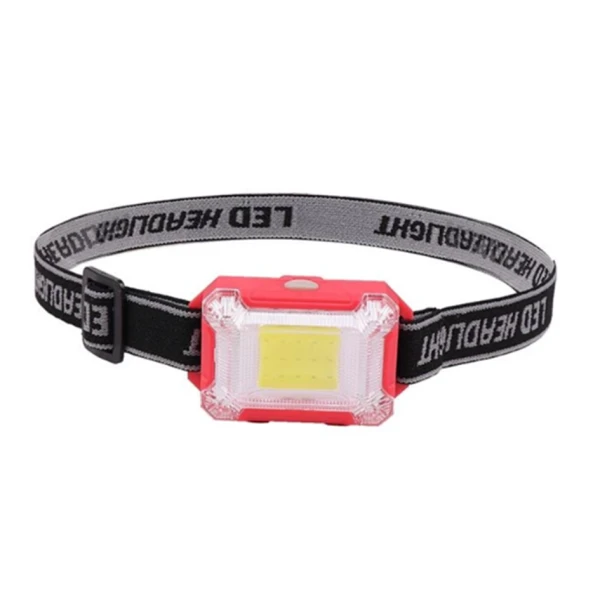 Ліхтар налобний Quantum QM-FL4030 Simply COB живлення 3xAAA/LR03 батарейки