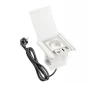 Мебельная розетка FLIP, 1хSHUKO, 2xUSB-A, HDMI, RJ45 кабель 1.5 м, белый